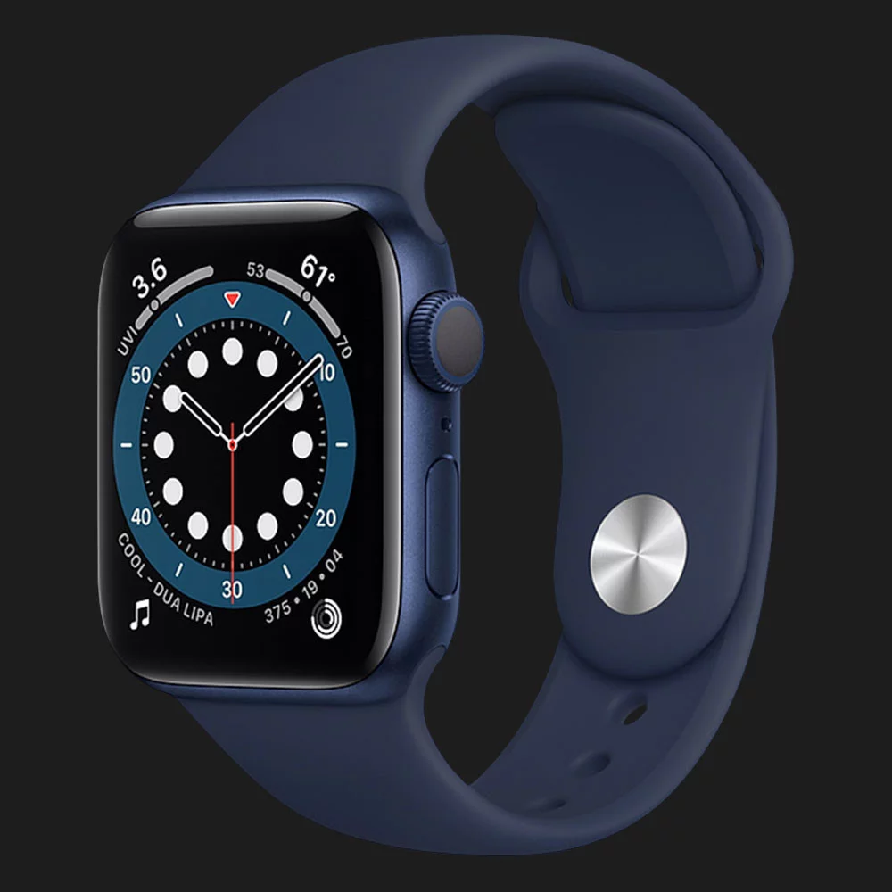 Купить Apple Watch Series 6 40mm Blue Aluminum Case with Deep Navy